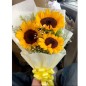 3 stem sunflower bouquet